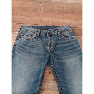 Silver Jeans Men's 38x30 Blue Zac Relaxed Fit Straight Leg Denim 2258